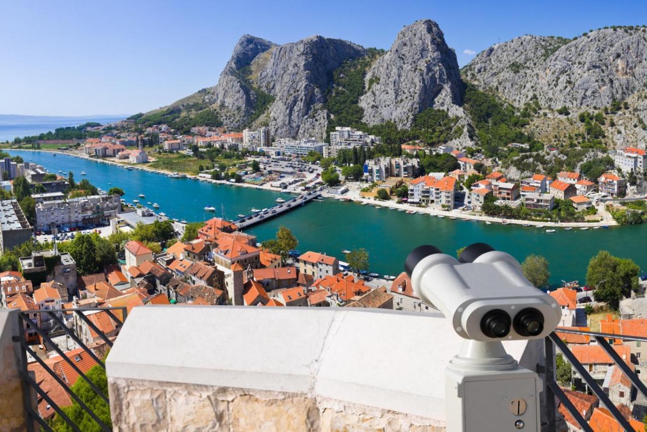 Apartment In Omis With Sea View, Balcony, Air Conditioning, Wi-Fi ภายนอก รูปภาพ